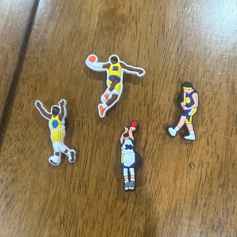 Crocs style charms! Various NBA players